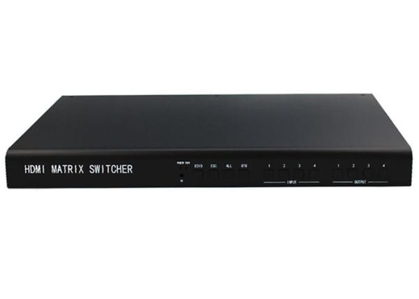 Buy cheap 4K 30Hz 20W 4x4 HDMI Matrix Switcher With HDCP 3D Deep Color from wholesalers
