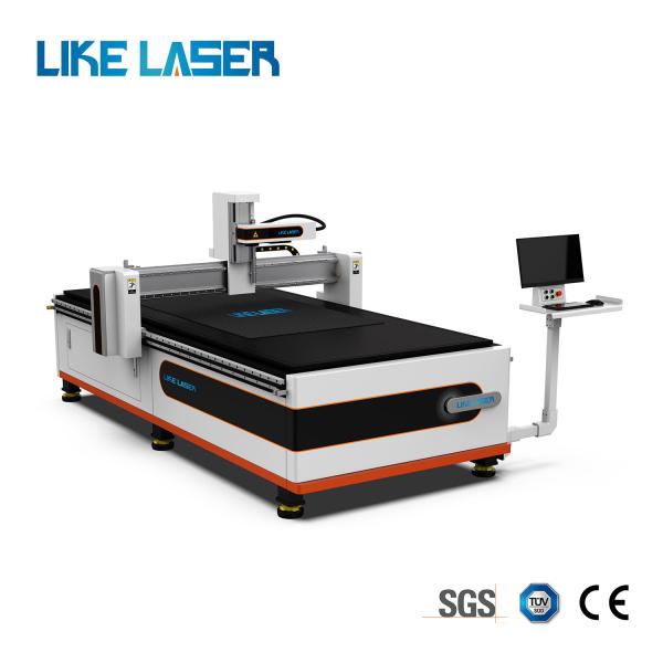 Metal Stainless Steel Mirror Marking Engraving Sanding Glass Machine with Air
