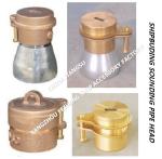 Marine ballast tank sounding pipe head, ballast tank steel deck sounding