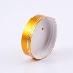 Metal Plastic Cosmetic Jar Lids 45mm Custom Made Bottle Caps For Wide Mouth