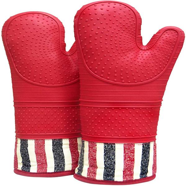 Buy cheap Nonslip Oven Mitts Pot Holder LFGB Certified 550 Degree Resistant from wholesalers