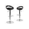 Buy cheap H760-970mm Counter Height Bar Stools Steel Plastic Seat Bar Stools For Garden from wholesalers