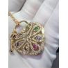 Buy cheap full diamonds of seven colour love key necklace 18kt gold with yellow gold or white gold or pink gold from wholesalers