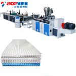 Pvc Extrusion Board Corrugated Sheet Making Machine , Tile Forming Machine
