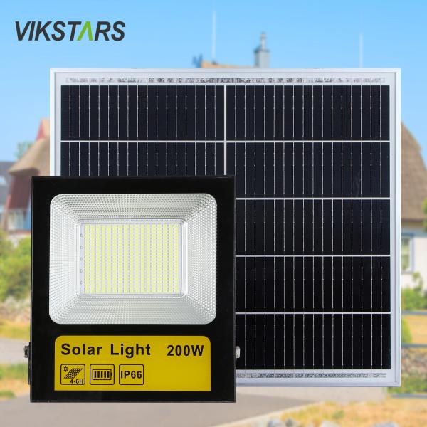 Buy cheap Cheapest Price ABS solar flood lights 30w 60w 100w 200w for yard garden park pathway from wholesalers