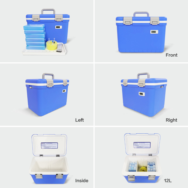 12L Capacity Best Insulin Cooler with PU Foam Insulation Type Benefit