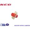 Buy cheap Red Fiber Optic Adapter FC Metallic , Oblong With Flange Simplex from wholesalers