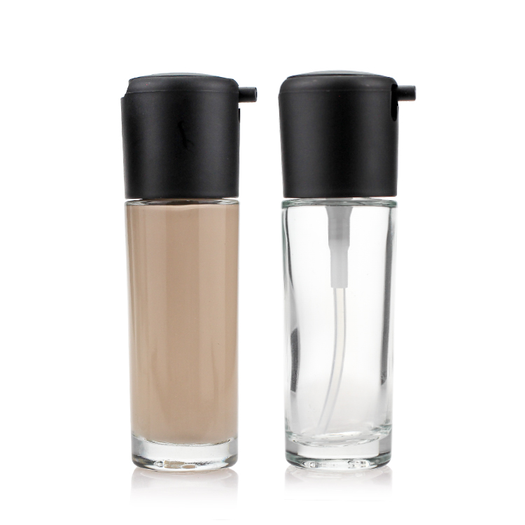 Wholesale Custom 30ml Special Pump Cosmetic Liquid Foundation Bottle With Pump