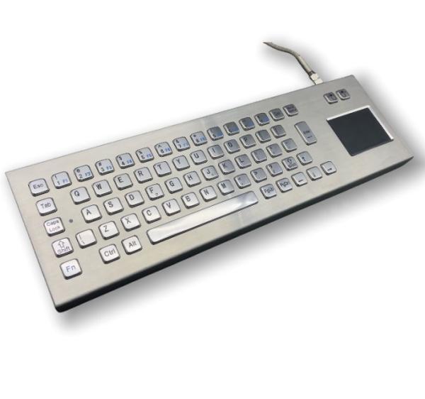 IP65 Industrial Stainless Steel Keyboard Desktop Keyboard waterproof dustproof