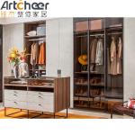 Midcentury Organizer Clothes Walk In Closet Cabinet Simple Wardrobe For Bedroom
