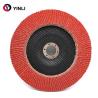 Buy cheap 100mm T27 Ceramic Flap Disc Polycotton Cloth Bright Red from wholesalers