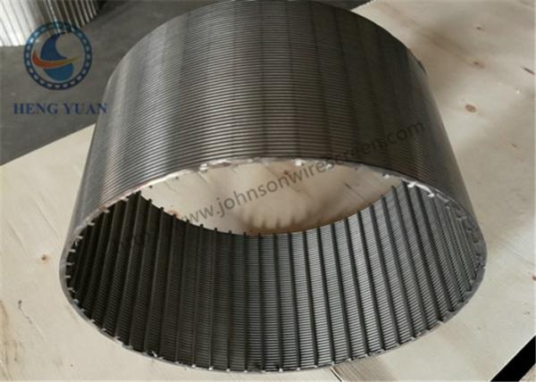 Buy cheap High Filtration Ss 304 Johnson Wire Screen V Shaped 0.25mm Slot from wholesalers