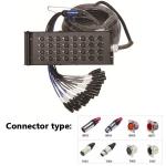 Speaker Dmx Audio De Y Power Snake Xlr Cable Male To Female Multi Microphone 4 8