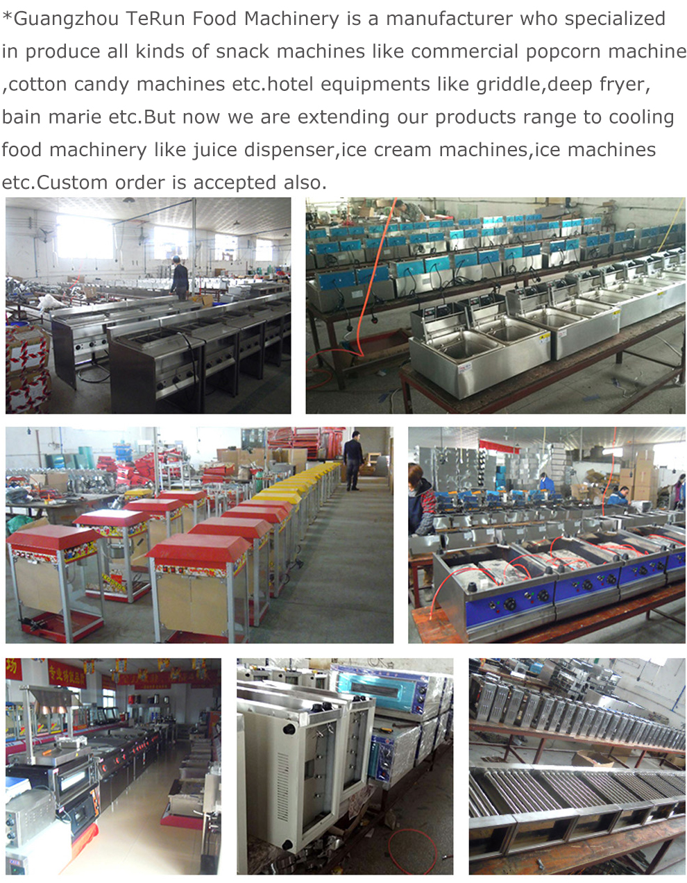 110-240V/50-60HZ Healthy Food Grade SS Material Commercial Popcorn Machine With Cart