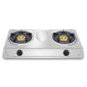 Buy cheap Manufacturer's supply of stainless steel gas stoves, desktop dual stoves, household electronic ignition natural gas stov from wholesalers