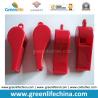 Buy cheap Red High Quality Shinny Surface Plastic Promotional Whistle for School Office Party Alerting from wholesalers