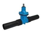 CI Sluice Gate 225 mm Dia Spigot Valve With Extension Spindle 1.5m Length