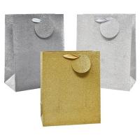 Buy cheap Custom Personalized Glitter Gift Bags / Luxury Cosmetic Packaging Bags product
