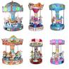 Buy cheap Coin Operated Children Fairground Carousel Kiddie Ride Swing Horse from wholesalers