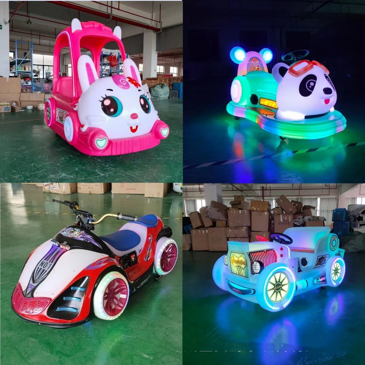 Outdoor Kids Electric Amusement Park Bumper Car ride For 3 Years Old