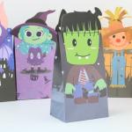 Party Halloween Biodegradable Paper Bakery Bags For Bread ，kraft paper bag