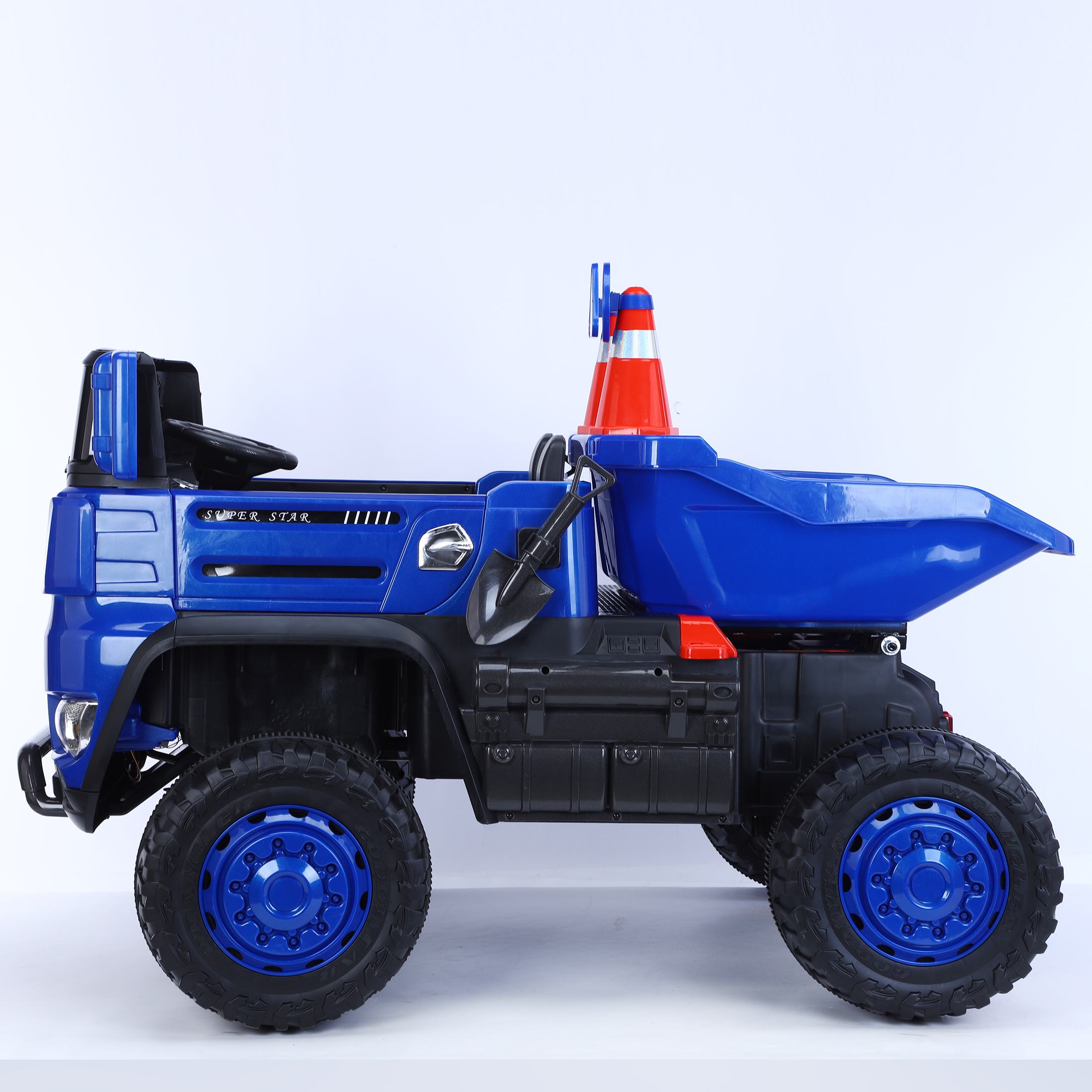 12V Electric Construction Truck Toys Set for Kids Includes Remote Control Function