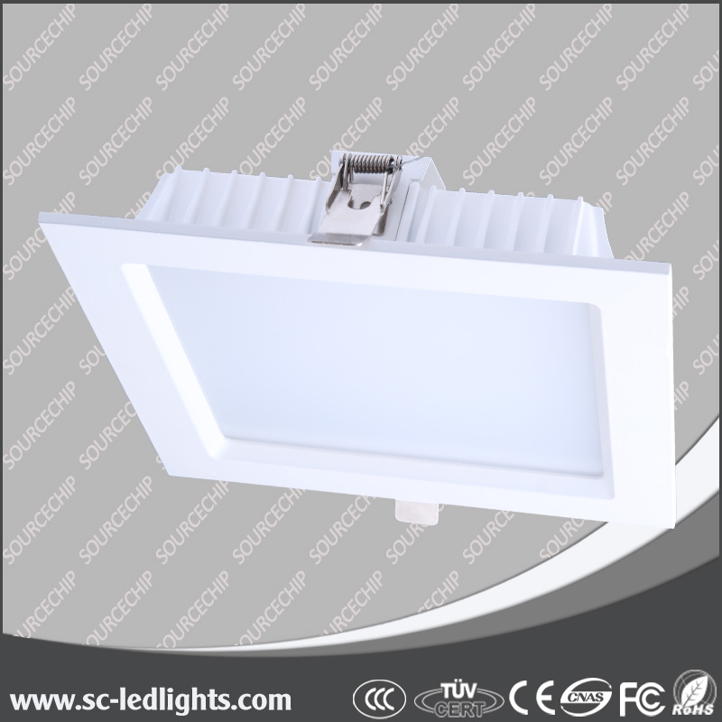 Embedded 18W LED square downlight 190*190mm