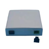 Buy cheap Wall Outlet Box for FTTX FTTH 86 Type 4 Ports Fiber Optic Wall Mounted Face product