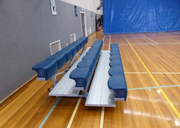 Buy cheap Aluminum Movable Grandstands , Aluminum Bleacher Seats With Rubber Foot Pads from wholesalers