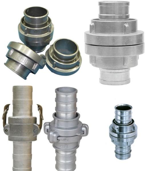 Buy cheap Fire Fighting Equipment Fire Hose Couplings Aluminum / Brass Storz Hose Fittings from wholesalers