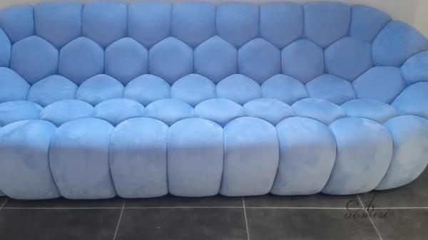 Buy cheap ODM Modern Fabric Sofa Set Design Colorful 34.6 Inch High from wholesalers