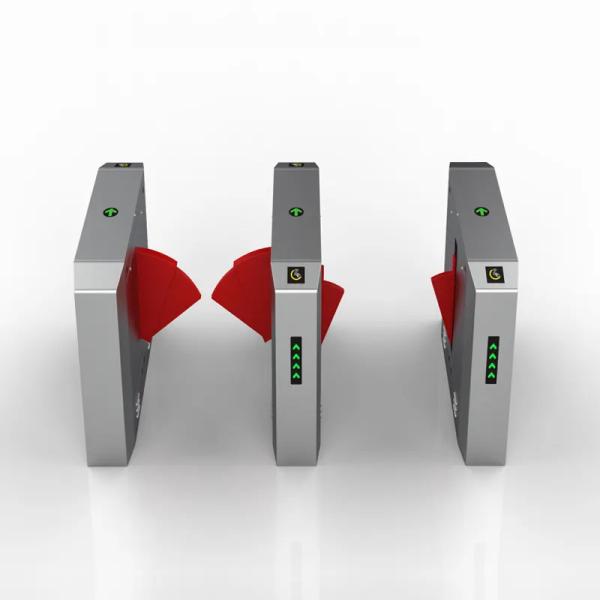 Buy cheap Acrylic Flap Pedestrian Turnstiles Gate Solution 1400*300*980mm from wholesalers