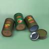 Buy cheap Eco friendly Round Cardboard Powder Container Cookie Coffee Bean Food Paper Tube with Metal Lid from wholesalers