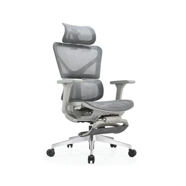 Buy cheap Full Mesh Ergonomic Office Furniture Stainless Steel Chair with Footrest in Guangdong from wholesalers