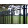 Buy cheap Strong Powder Coated Steel Tubular Fencing Civil Infrastructure 2.2m from wholesalers