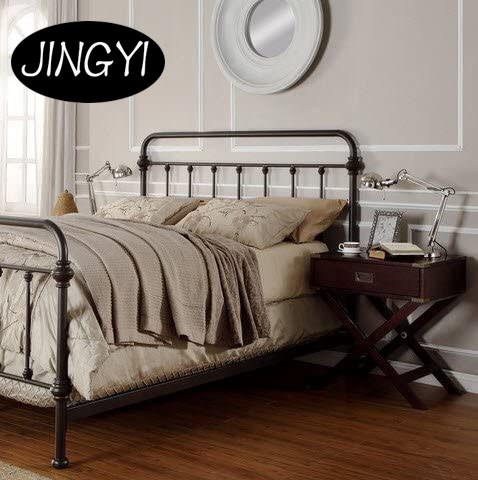 Buy cheap Steel Adults Designs Round Tube Metal Pipe Bed Frame Stronger High Stability from wholesalers