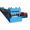 Buy cheap 8 - 12M / Min High Speed Guardrail Roll Forming Machine Glazed Steel Color Customized from wholesalers
