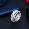 Buy cheap Modian Authentic 925 Sterling Silver Simple Love AAAAA Zirconia Sparkling Finger Ring For Women Female Wedding Jewelry from wholesalers