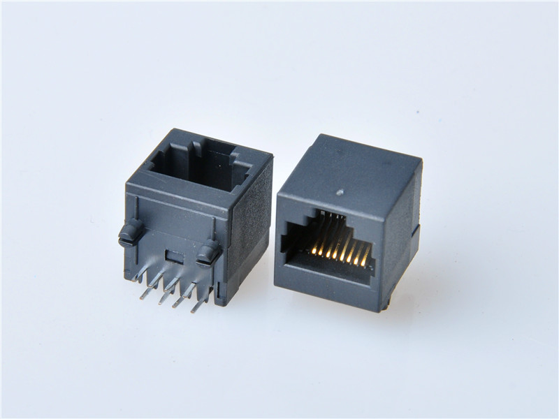 HULYN,RJ45 Modular Jack Connector, Through Hole Type, Top Entry,cat6 RJ45 Modular Jack
