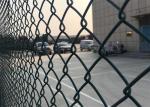 Hot Dipped Galvanized Chain Link Fence Diamond Mesh Wire Fence For Farm
