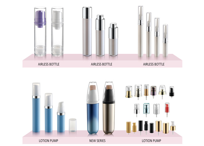 Empty 5pcs Plastic Travel Bottle Set Cosmetic Packaging Custom Color ISO9001