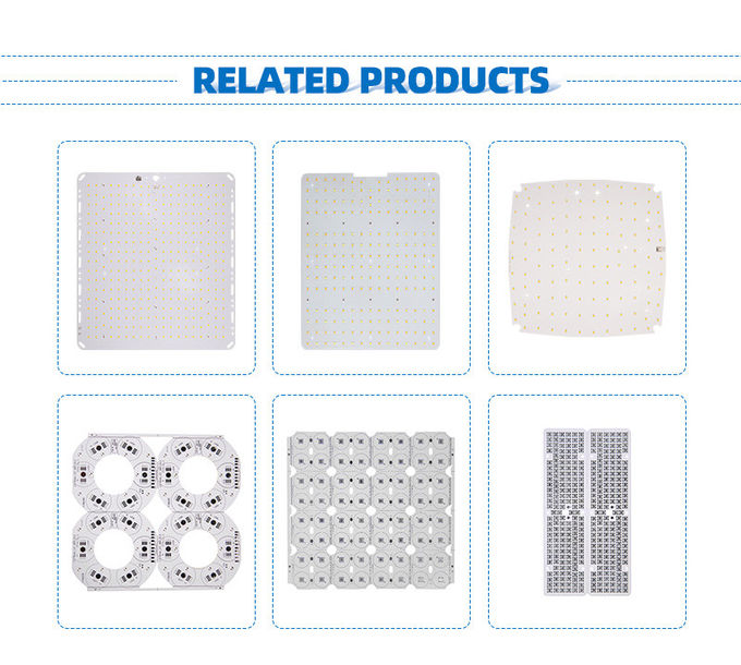 Thickness 0.8mm 2.0mm LED Printed Circuit Board For Grow Light Bar