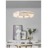 Buy cheap Modern Acrylic LED Chandeliers Living Room Creative Nordic Atmospheric Restaurant Ring Chandelier(WH-AP-558) from wholesalers