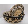 Buy cheap Set Of 2 Food Storage Round Vintage Bamboo Basket from wholesalers