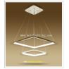 Buy cheap Aluminium Acrylic LED Pendant Square 120W White 700*700*1000MM Modern from wholesalers