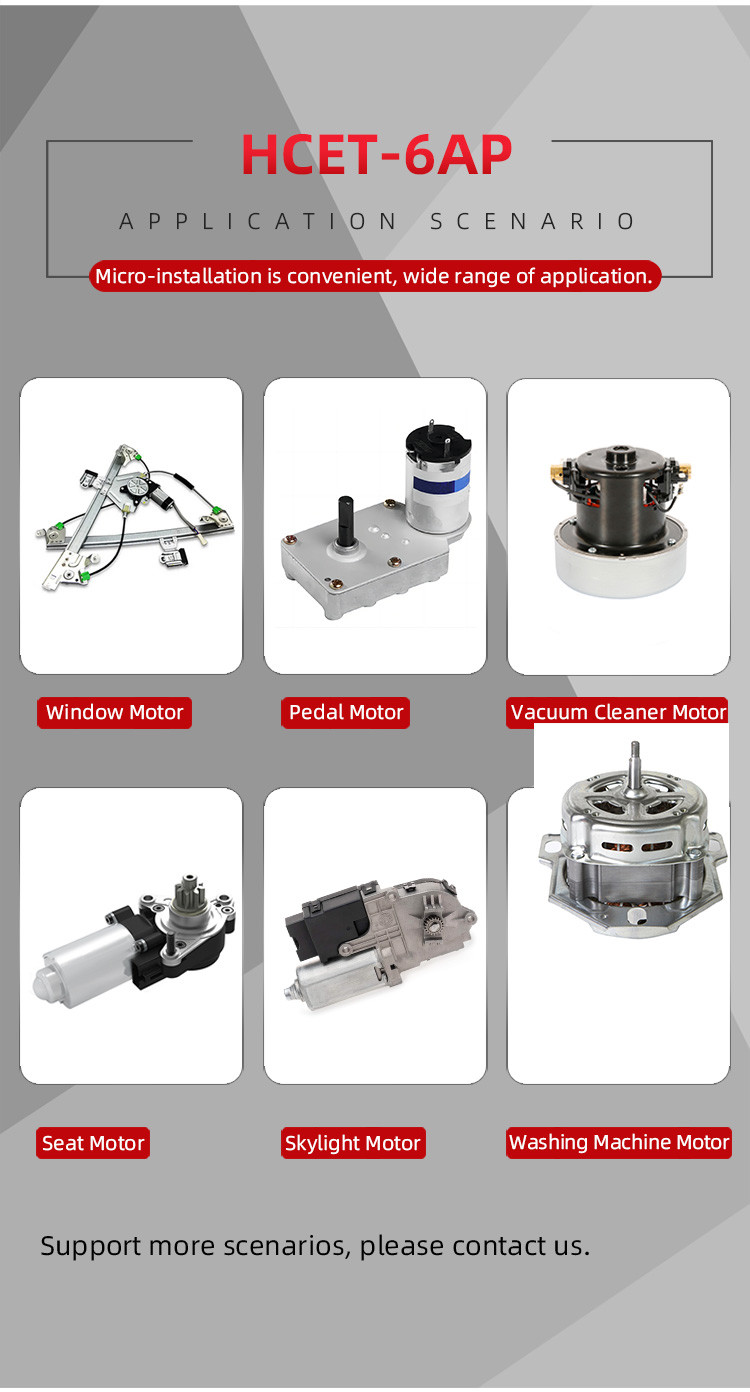 HC01/6AP Bimetal Motor Overload Protector Automotive Grade Current Protection for Wiper Motors, Home Appliances, HVAC Systems