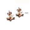 Buy cheap RainSo Fashion Stainless Steel Rose Gold Star Shape Stud Earrings from wholesalers