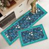 Buy cheap Plant Flower Printing Kitchen Floor Mats Non Slip 40*60mm Rectangle from wholesalers