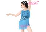2017 Fashion Tassel Sequins Costume For Adults Latin Dance Dress Costume Women
