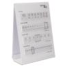 Buy cheap Multi Color Diamond 4c Chart Card Display For Jewelry Shop Eco Friendly from wholesalers